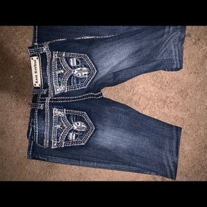 Rock revivals Felicia cuff straight jeans